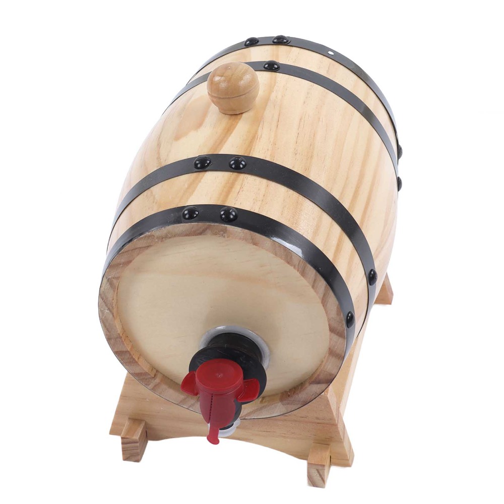 Wine Beer The Whiskey - 7 قطع من براميل خشب الصنوبر