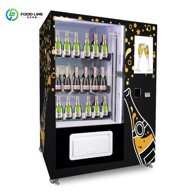 Wine Beers - ماكينة بيع المشروبات المخصصة مع نظام