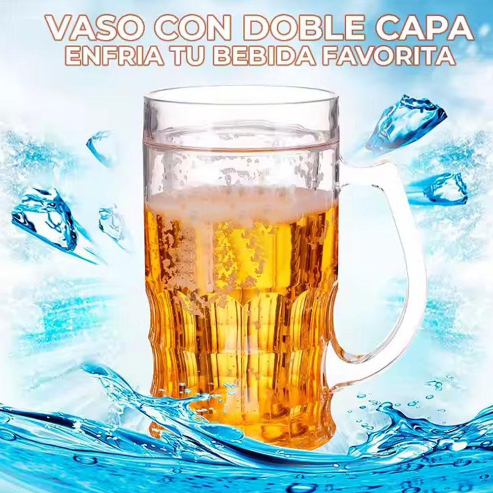 Beer Mug Handled - 1/2 قطعة كوب بيرة مزدوج بمقبض،