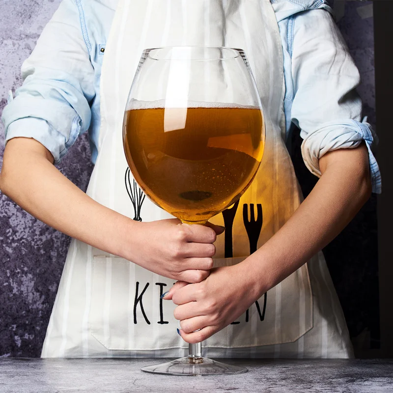 Wine Beer The Whiskey - كأس نبيذ عملاق سعة 3000 مل
