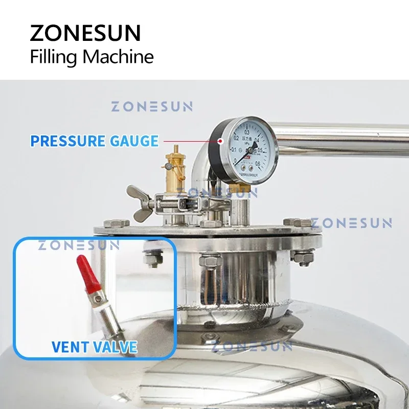 Wine Beers - ZONESUN المشروبات الغازية آلة تعبئة Isobaric
