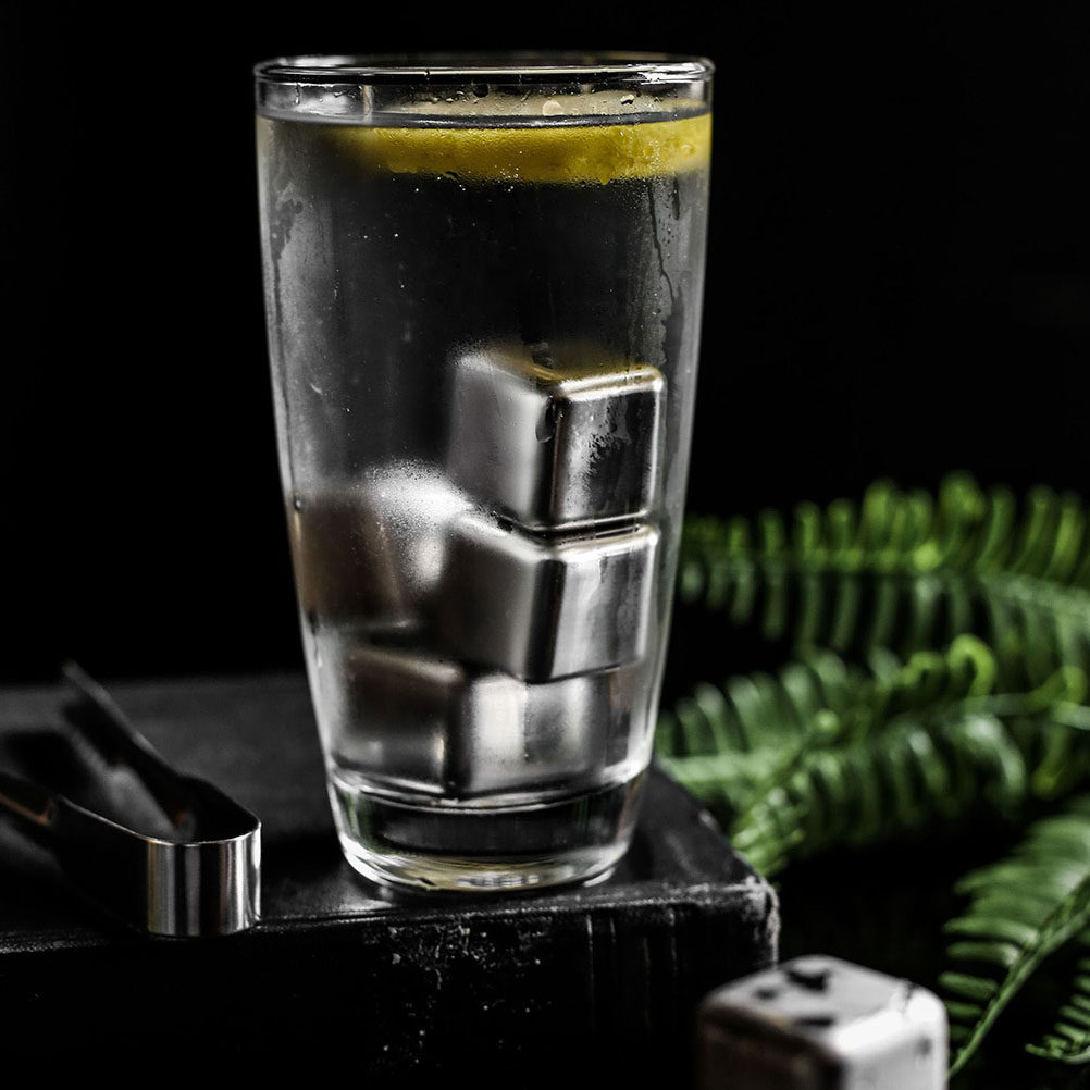 Wine Beer The Whiskey - 6 قطع من أحجار النبيذ المصنوعة