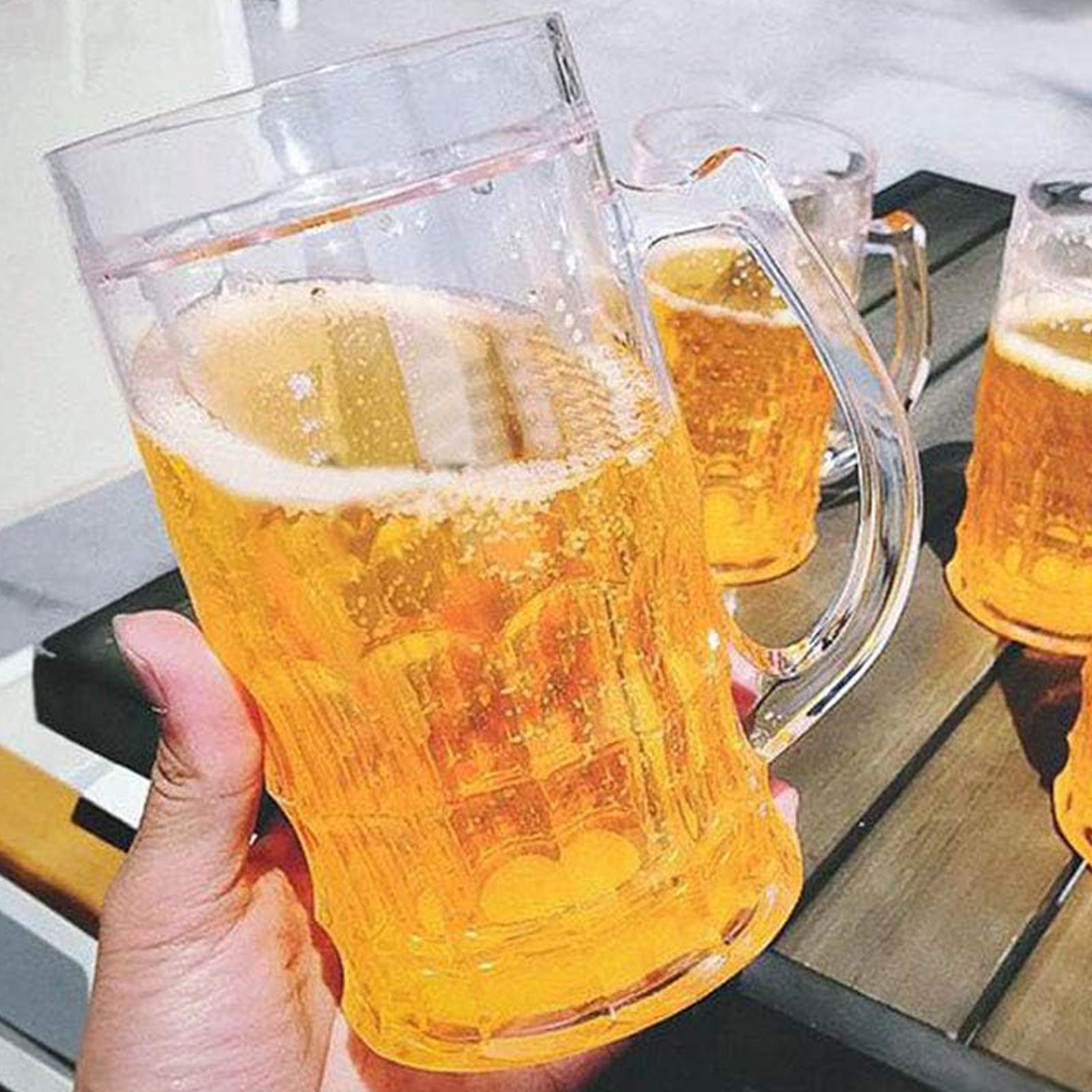 كوب بيرة وهمي مضحك سعة 450 مل، - مراجعة Beer Mug Handled وسعره