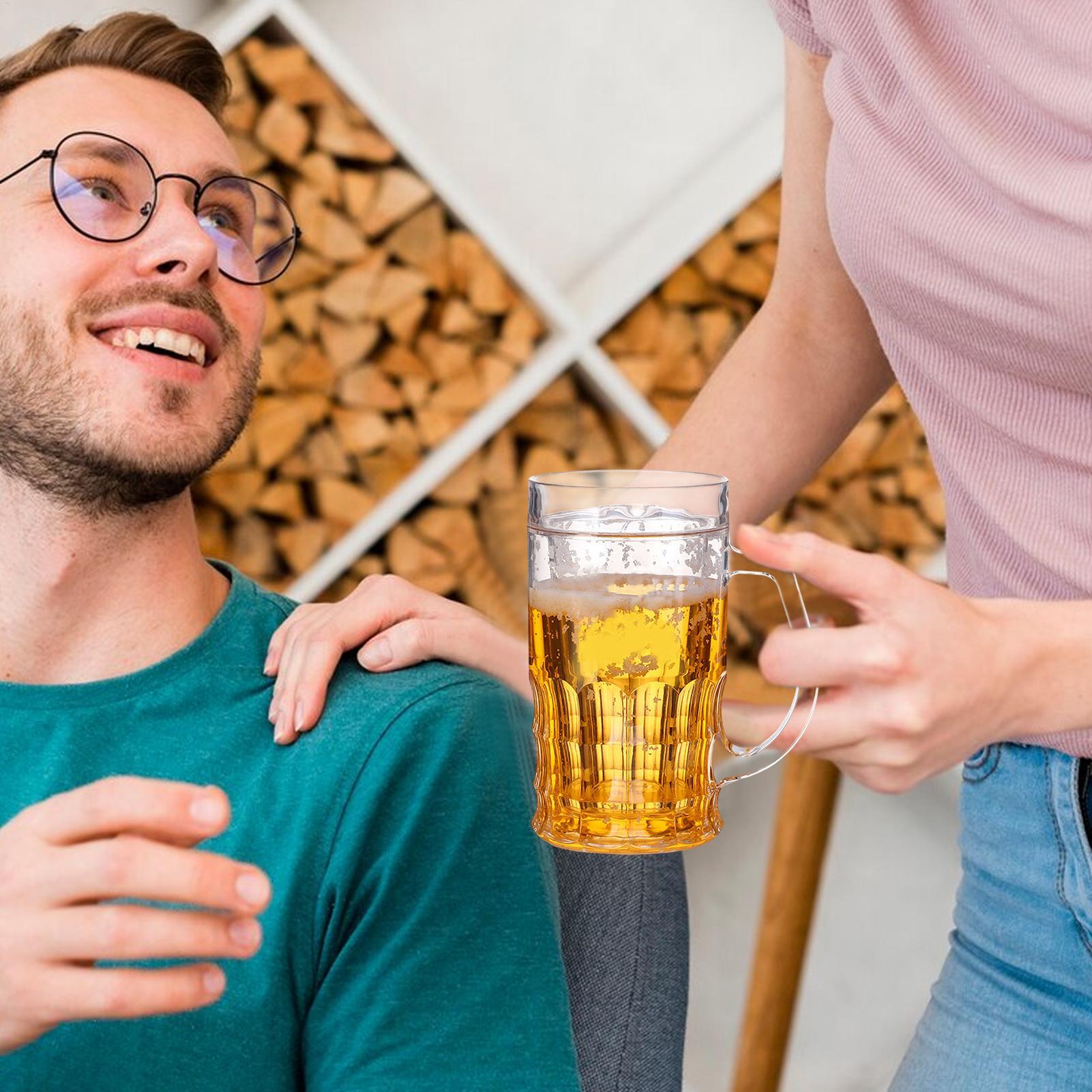 كوب بيرة وهمي مضحك سعة 450 مل، - مراجعة Beer Mug Handled وسعره