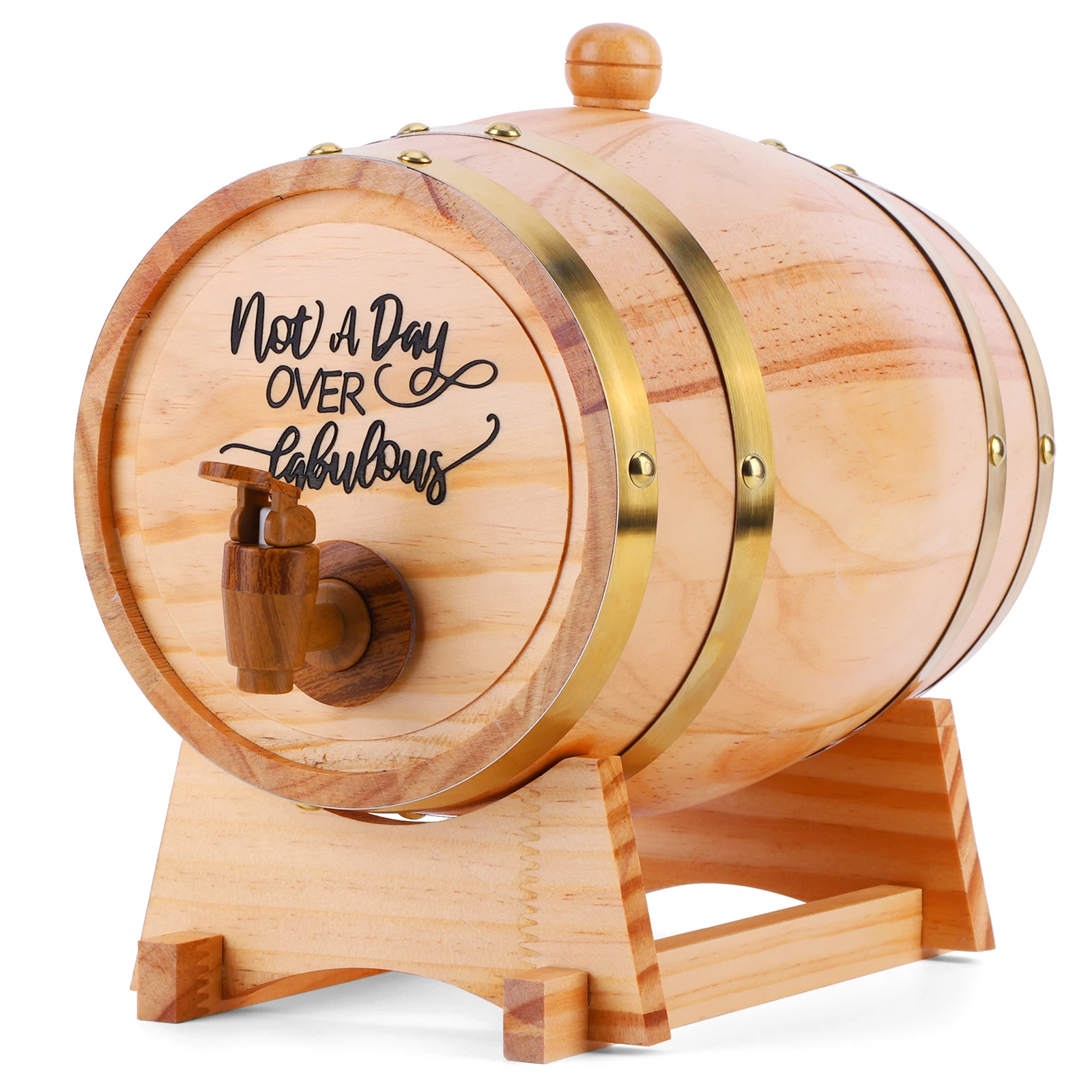 3L برميل ويسكي خشبي مع حامل بر - مراجعة Wine Beer The Whiskey وسعره