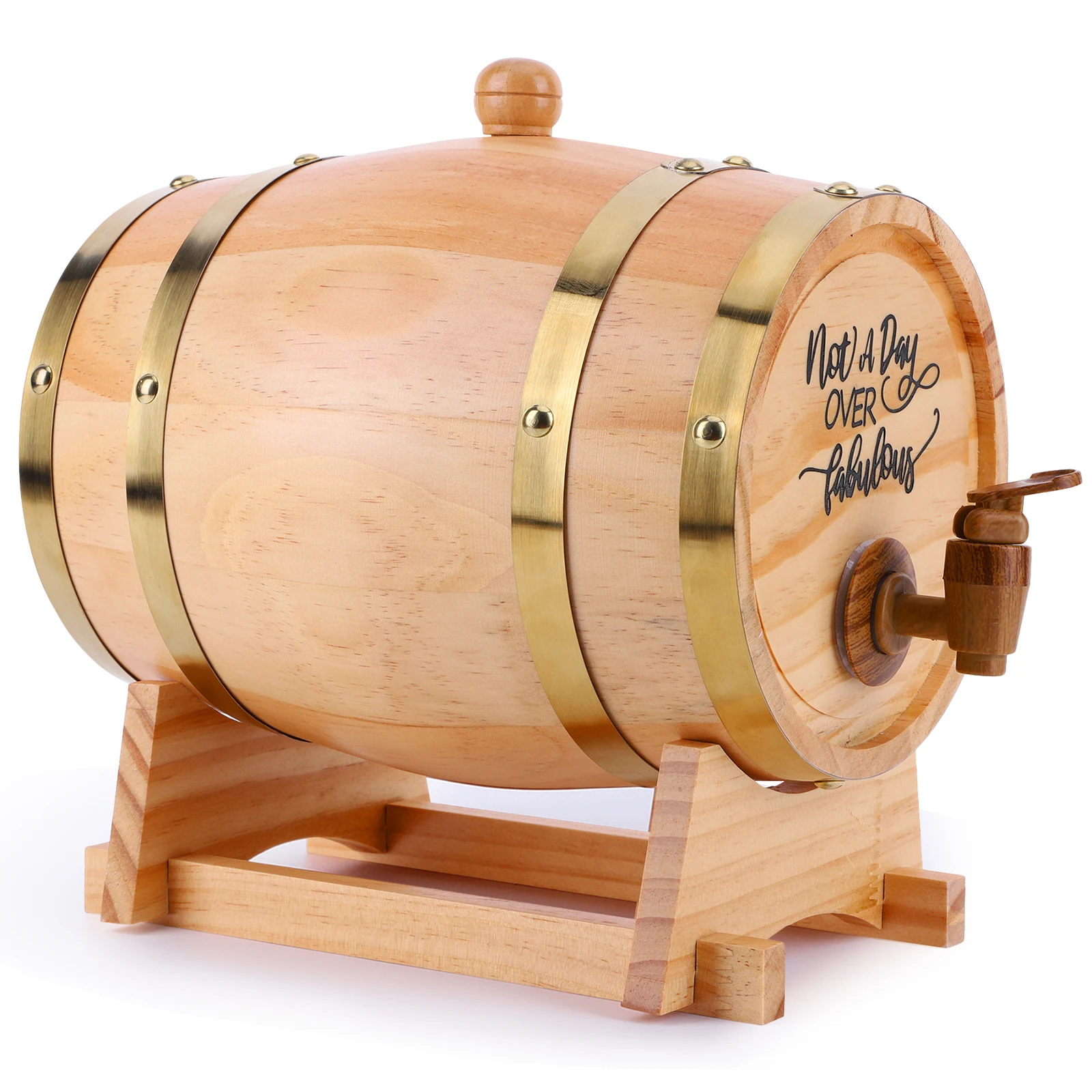 3L برميل ويسكي خشبي مع حامل بر - مراجعة Wine Beer The Whiskey وسعره