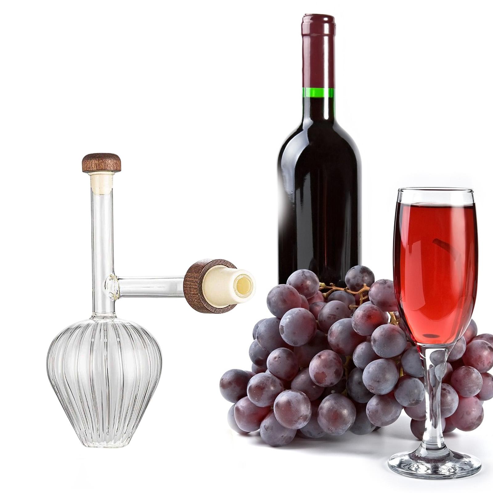 طقم ديكانتر محمول من الزجاج ال - مراجعة Decanter Aerator Set وسعره
