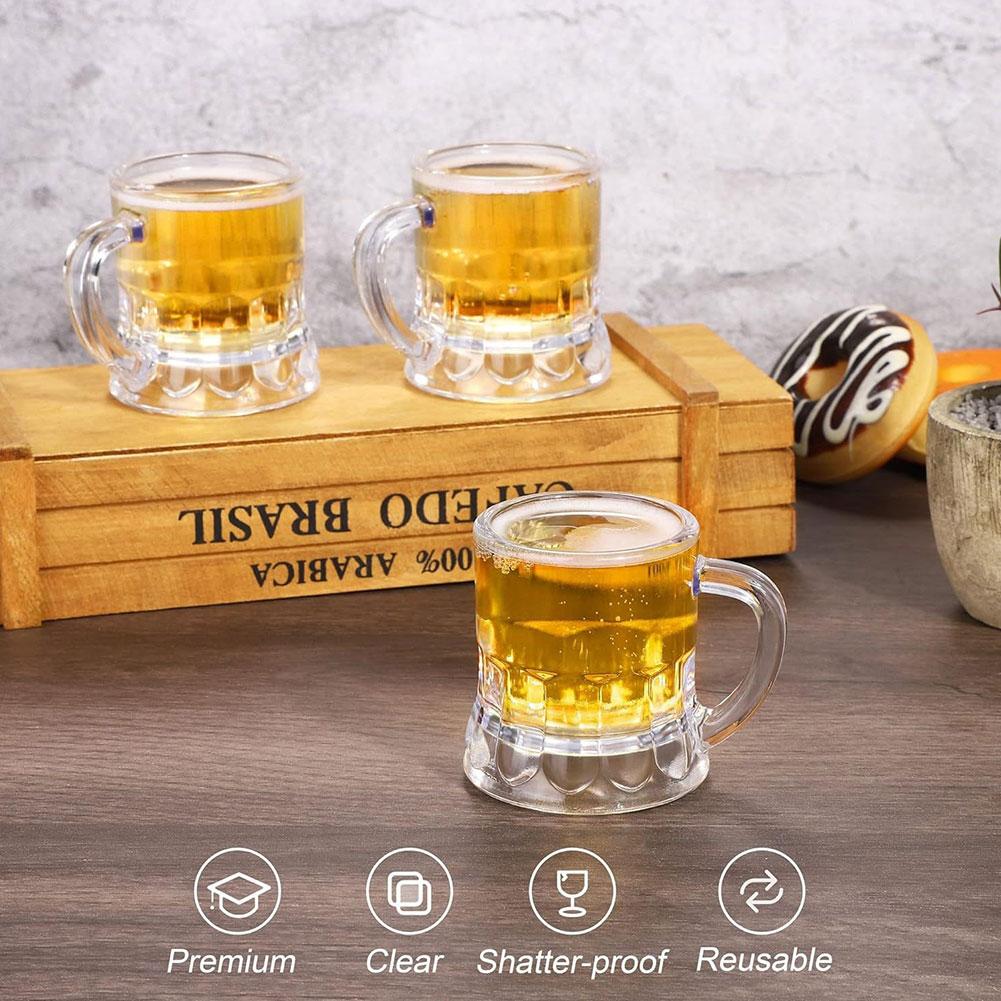10 قطعة 30 مللي كوب البيرة مقب - مراجعة Beer Mug Handled وسعره