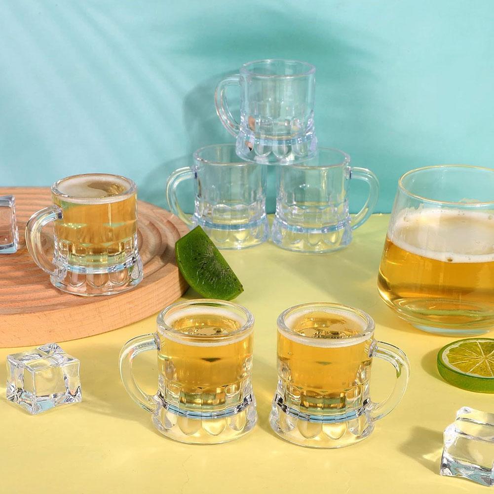 10 قطعة 30 مللي كوب البيرة مقب - مراجعة Beer Mug Handled وسعره