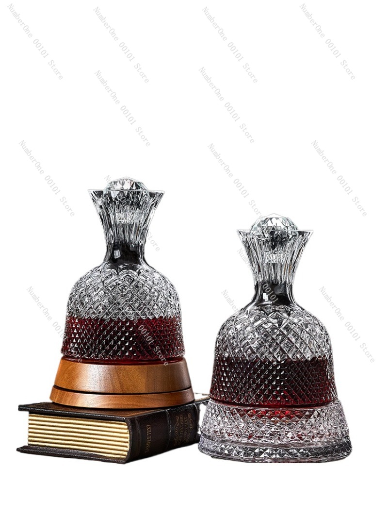 إناء نبيذ دوار فاخر للمنزل، مق - مراجعة Decanter Aerator Set وسعره