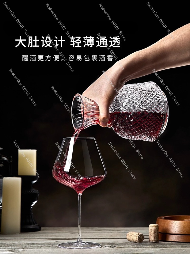 إناء نبيذ دوار فاخر للمنزل، مق - مراجعة Decanter Aerator Set وسعره