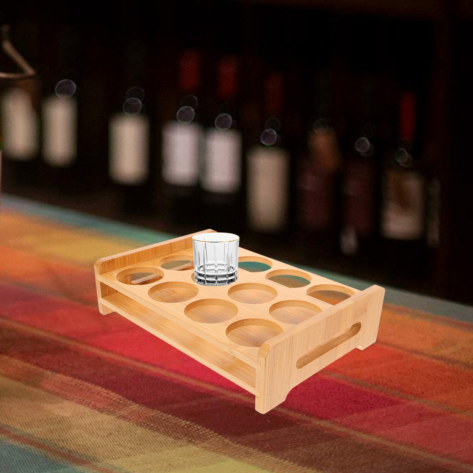 حامل عرض أكواب الشوت من الخيزر - مراجعة Wine Beer The Whiskey وسعره