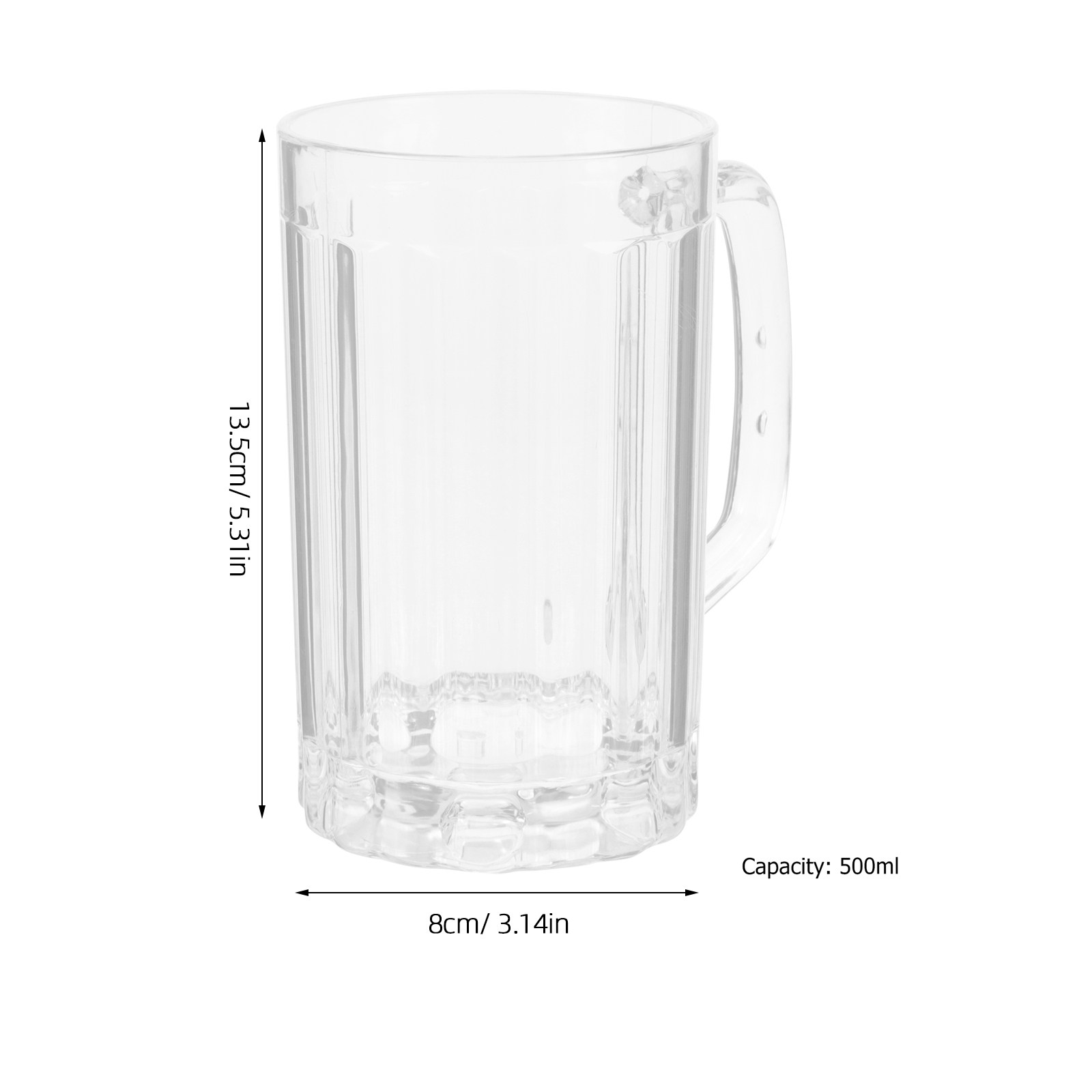 قطعتان من أكواب البيرة البلاست - مراجعة Beer Mug Handled وسعره