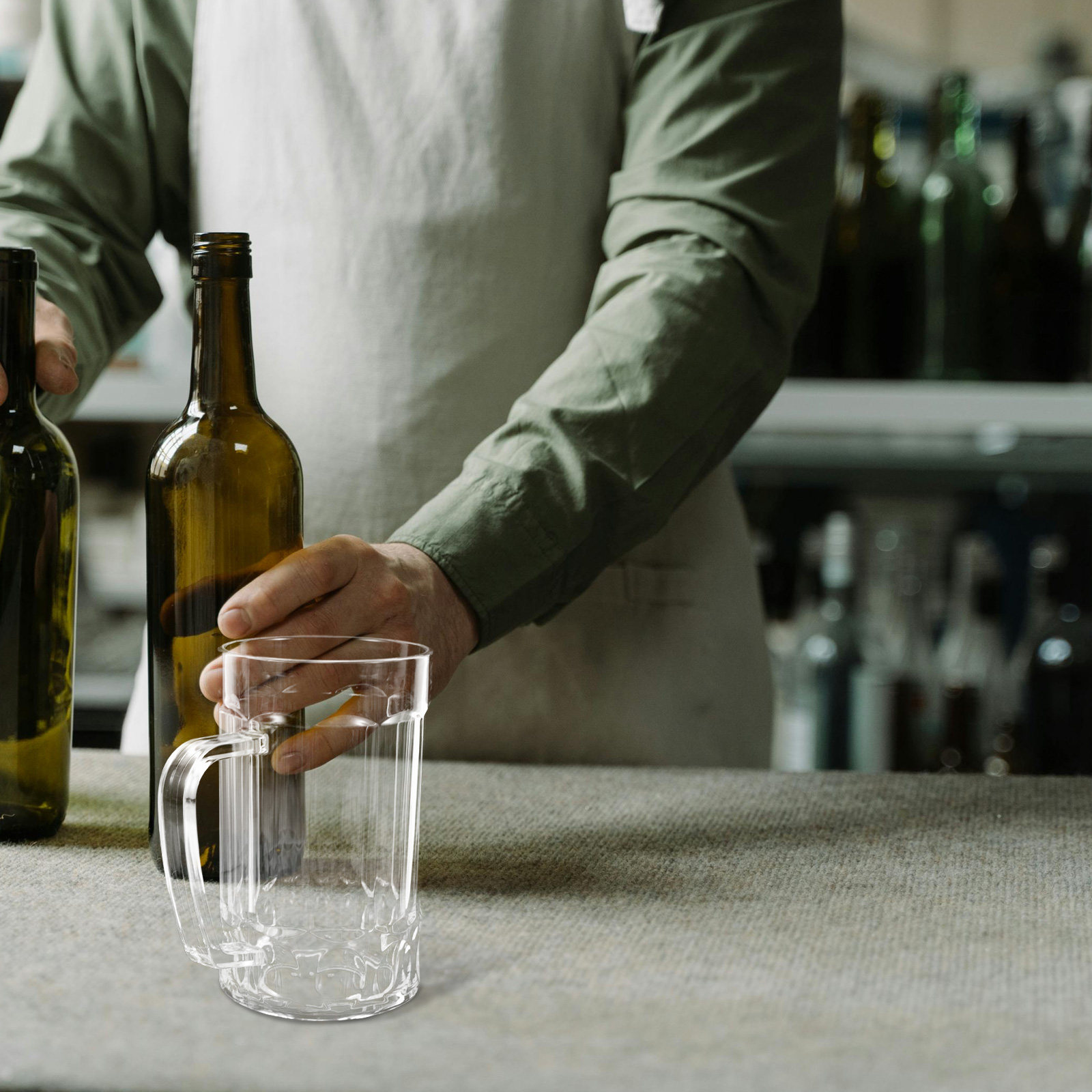 كوب بيرة أكريليك منزلي مع مقبض - مراجعة Beer Mug Handled وسعره