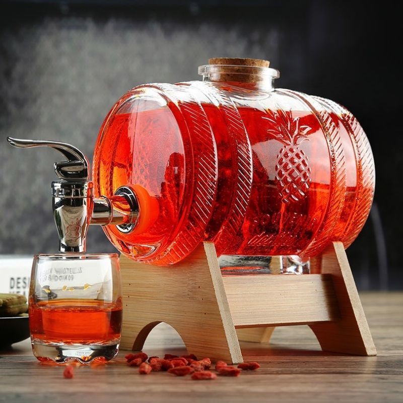 1L الزجاج ويسكي برميل برميل نب - مراجعة Wine Beer The Whiskey وسعره