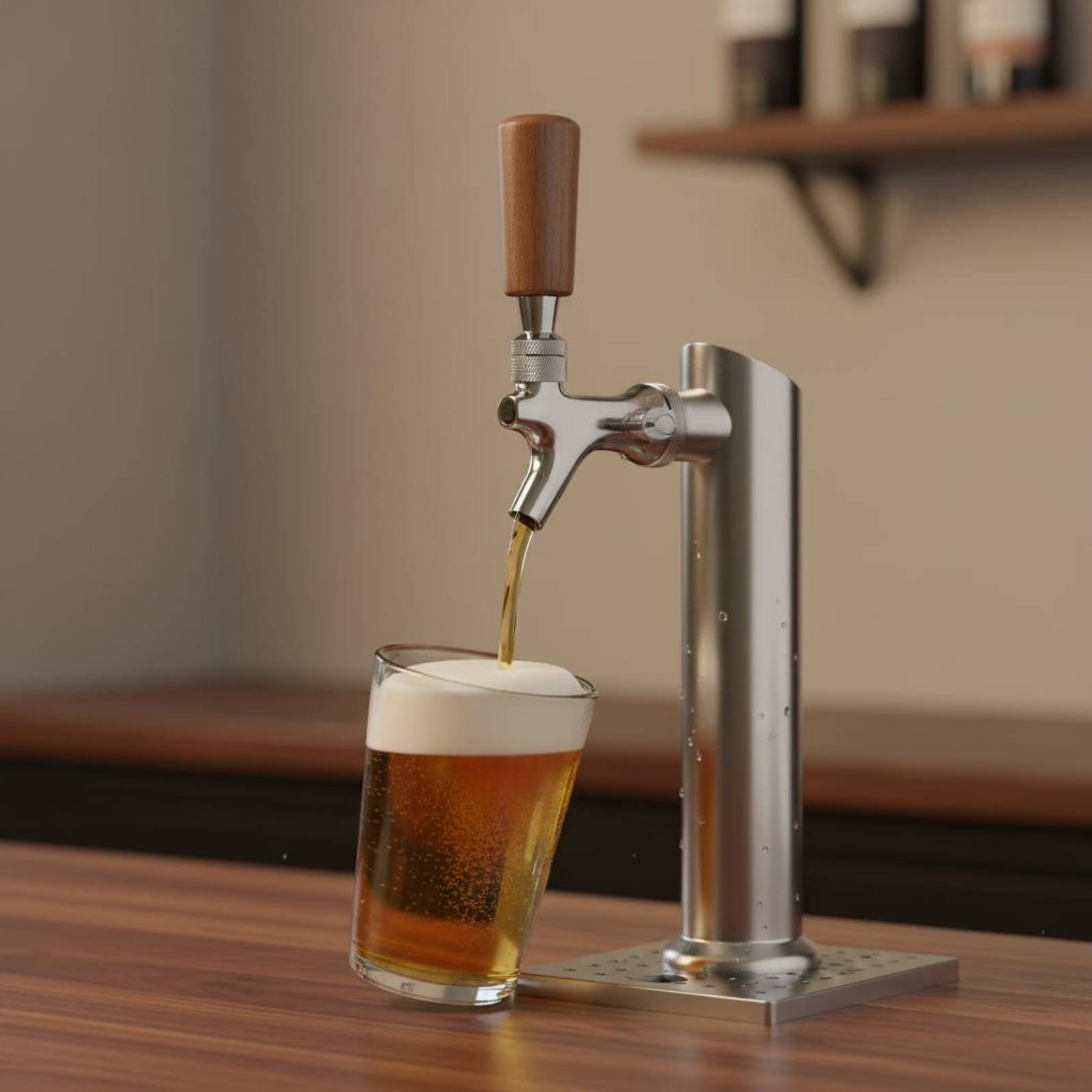 مقبض خشبي قصير لصنبور البيرة،  - مراجعة Wine Beers وسعره