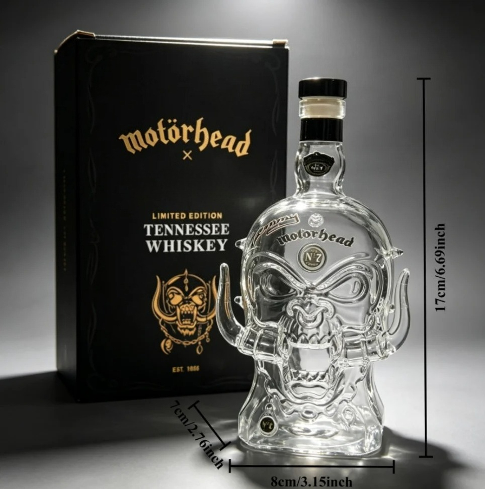 قارورة ويسكي زجاجية بتصميم قرن - مراجعة Wine Beer The Whiskey وسعره